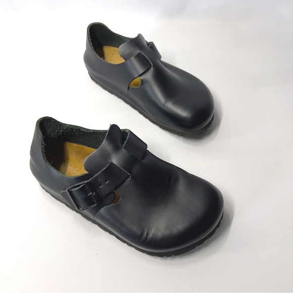 BIRKENSTOCK London made in Germany Size 36 US 5.5 Black - Picture 1 of 11